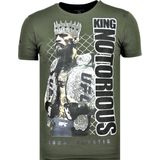 King Notorious - Zomer T shirt Mannen - 6324G - Groen