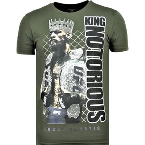 King Notorious - Zomer T shirt Mannen - 6324G - Groen