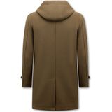 Parka Heren Winterjas - Mantel Jas Heren - Lange jas heren - 8931 - Bruin