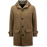 Parka Heren Winterjas - Mantel Jas Heren - Lange jas heren - 8931 - Bruin