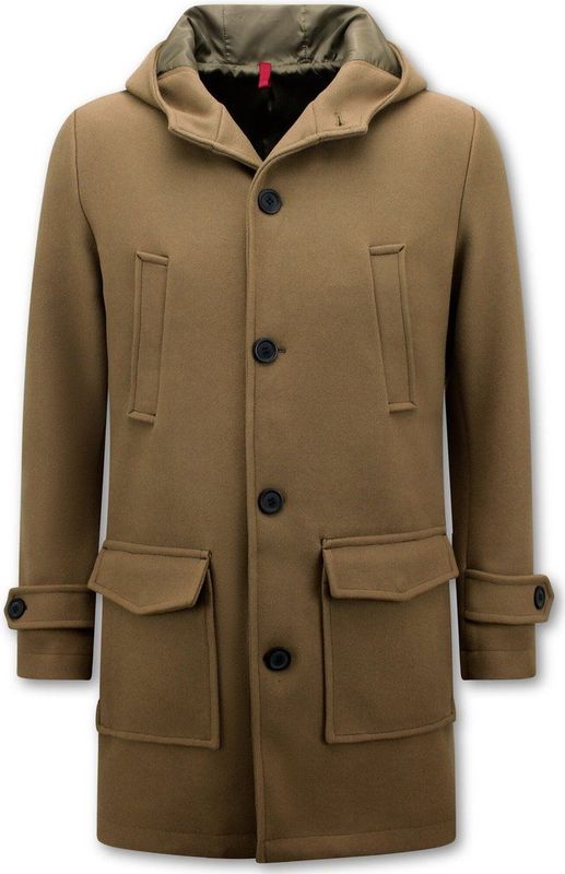 Parka Heren Winterjas - Mantel Jas Heren - Lange jas heren - 8931 - Bruin