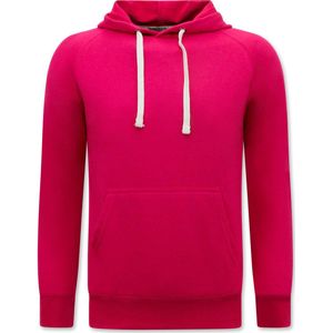 Enos - Classic Hoodie - Magenta - 35% Katoen en 65% Polyester
