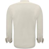 Gentile Bellini - Oxford - Wit - Slim Fit Overhemd - Lange Mouwen