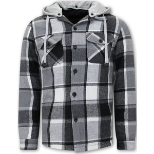 Enos - Houthakkers Vest met Capuchon - Half Lang - Slim Fit