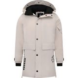Winterjas Heren Parka - Gewatteerde Jassen Heren - 9803 - Beige Jas
