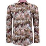 Gentile Bellini - Hawaii - Blouse - Bruin - Slim Fit - Lange Mouwen