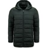 Enos - 8518 - Parka - Zwart - Polyester - Tweedelige Jas