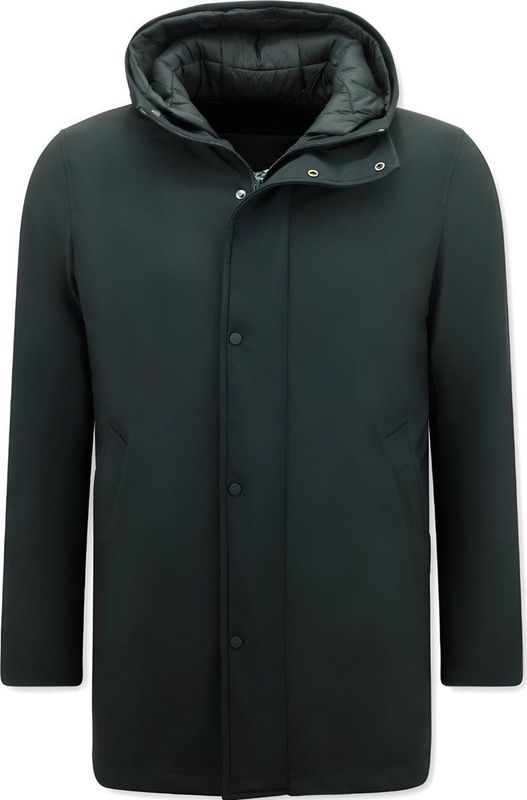 Enos - 8518 - Parka - Zwart - Polyester - Tweedelige Jas