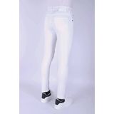 Witte Slim Fit Heren Jeans met Scheuren -1090 - Wit