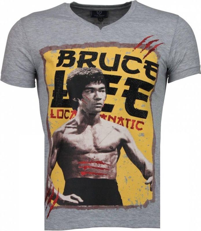 Bruce Lee Hunter - T-shirt - Grijs