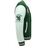 Enos - 905 - Baseball Vest met Capuchon - Groen