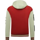 Enos - College Jack - Rood - Oversized - Met Capuchon