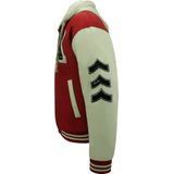 Enos - College Jack - Rood - Oversized - Met Capuchon