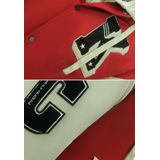 Enos - College Jack - Rood - Oversized - Met Capuchon