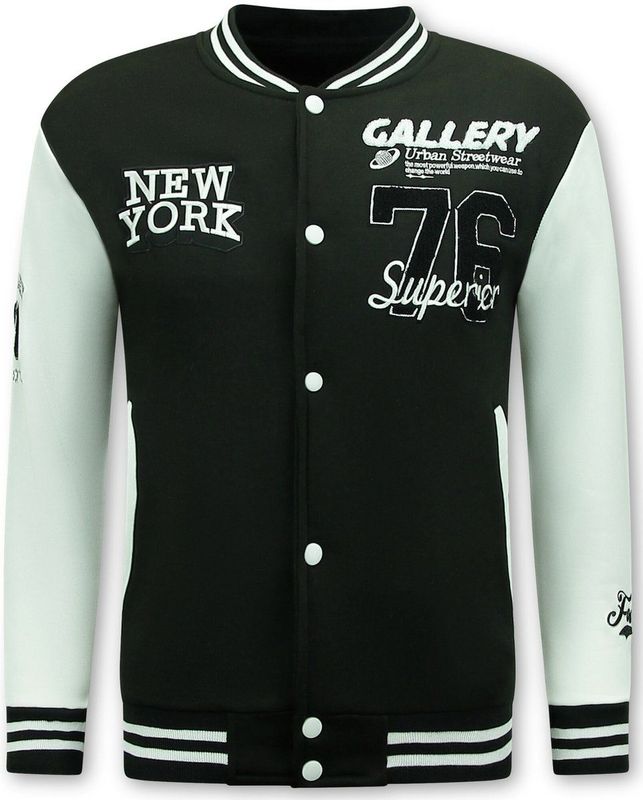 Local Fanatic - College Jacket - Baseball Jacket - Zwart