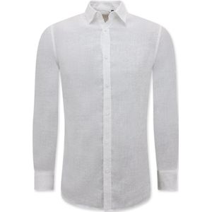 Linnen Overhemd - Licht Blauw - Regular Fit - Casual