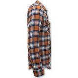 Houthakkers Blouse - Flanellen Overhemd Heren - Orange