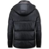 Urban Classics - Mixed Doudoune - Damesjas - Zwart - Gewatteerd, Verstelbare Capuchon, 2 Zijzakken