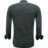 Gentile Bellini - Casual Overhemden - Zwart - Lange Mouw - Slim Fit