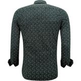 Gentile Bellini - Casual Overhemden - Zwart - Lange Mouw - Slim Fit