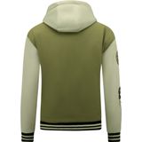 Oversized Baseball Jas Classic met Capuchon -8632- Groen