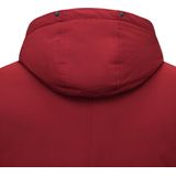 Enos - Lange Heren Jas - Rood - 65% Katoen 35% Polyester