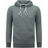 Huispak Heren Volwassenen - Oversized Joggingpak - Dik Geweven - Antraciet