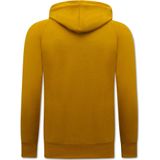 Hoodie Heren - Hooded Sweater - Bruin