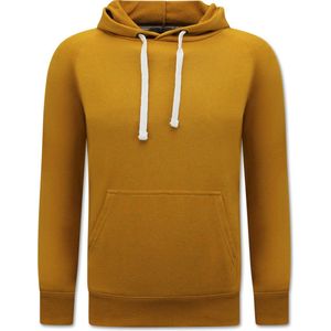 Hoodie Heren - Hooded Sweater - Bruin