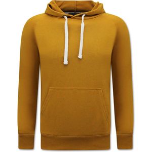 Hoodie Heren - Hooded Sweater - Licht Bruin