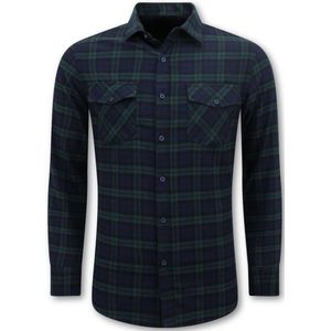 Local Fanatic - Houthakkers Overhemd - Beige - Flanellen Blouse Heren