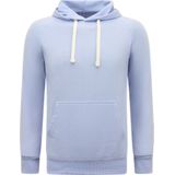 Hoodie Heren - Korte Joggingbroek Heren - SET - Licht Blauw