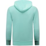 Hoodie Heren - Joggingshort Heren - SET - Mint Groen
