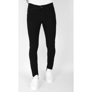 Zwarte Gescheurde Jeans Heren - Slim Fit -DP103
