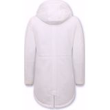 Witte Winterjas Heren Parka - 7105