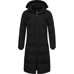 Matogla - 8606 - Lange Puffer Jas - Zwart - 100% Polyester