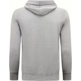 Hoodie Heren - Effen Classic Hoodie - Grijs