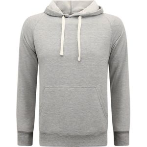Hoodie Heren - Effen Classic Hoodie - Grijs