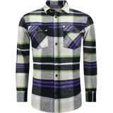 Local Fanatic - Flanellen Blouse Heren - Beige - Houthakkers Overhemd