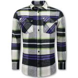 Local Fanatic - Flanellen Blouse Heren - Beige - Houthakkers Overhemd