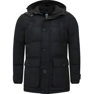 Heren Jas Gewatteerd - 8667 - Zwart