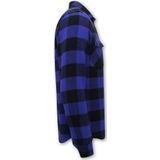 Local Fanatic - Flanel Overhemd - Blauw - 100% Katoen - Regular Fit