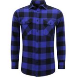 Local Fanatic - Flanel Overhemd - Blauw - 100% Katoen - Regular Fit