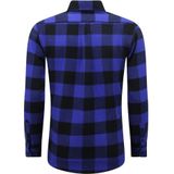 Local Fanatic - Flanel Overhemd - Blauw - 100% Katoen - Regular Fit