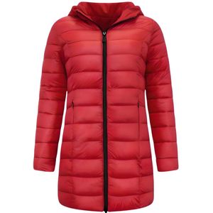 Gentile Bellini - Halflange Dames Jas - Rood - 100% Polyester