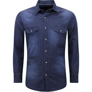 Local Fanatic - Spijkeroverhemd - Denim - Blauw - Lange Mouwen