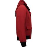 Enos - Gewatteerde Korte Jas - Rood - Heren - Model 7015