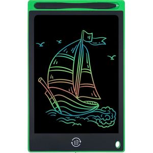 LCD Tekentablet Kinderen - Groen - 8,5 Inch - EcoDoen - Speelgoed - 3 Jaar - 4 Jaar - 5 Jaar - 6 Jaar - 7 Jaar - 8 Jaar - Schrijfbord - Tekenbord - Kado Tip - Kinder Cadeautjes - Kinderen - eWriter - Writing Tablet - Reisspeelgoed