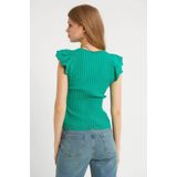 Robin-Collection - Dames Top - Groen - 100% Polyester