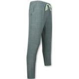 Linnen Twinset - Beige - 100% Polyester - Oversized Pasvorm